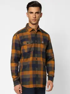 Jack & Jones Jack & Jones Men Black Cotton Checked Casual Shirt