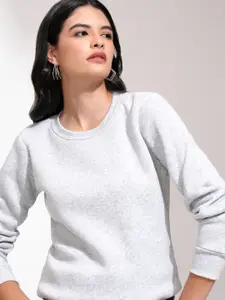 Tokyo Talkies Round Neck Pullover Sweatshirt