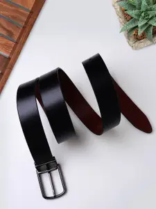 Elite Crafts Men Black Leather Formal Belt