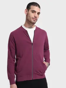 Bewakoof Men Plum Sweatshirt