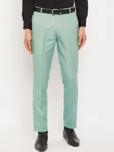 VEI SASTRE Men Smart Slim Fit Trousers