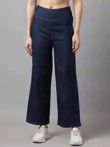 urSense Women Blue Straight Fit Denim Jeans