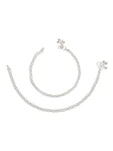 AanyaCentric Women Silver-Plated Anklets