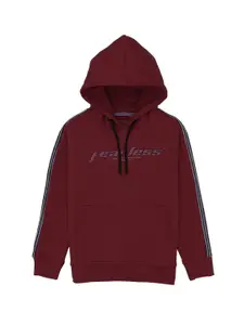 Status Quo Boys Red Printed Sweatshirt