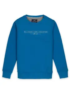 Status Quo Boys Blue Cotton Sweatshirt