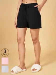 YU by Pantaloons Pack of 3 Cotton Regular Shorts