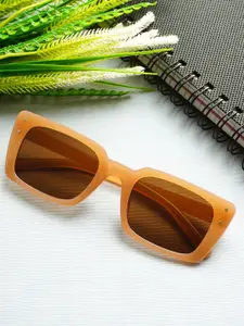 Ferosh Women Brown Lens & Brown Square Sunglasses FNSG22-8037-Brown