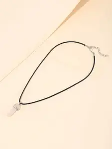 Young & Forever Pink & Black Handcrafted Necklace