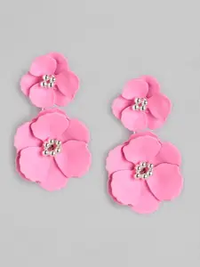 Forever New Floral Jacket Earrings