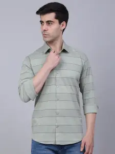JAINISH Classic Horizontal Striped Casual Shirt