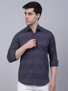 JAINISH Classic Horizontal Striped Casual Shirt