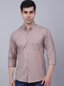 JAINISH Men Mauve Classic Pure Cotton Casual Shirt