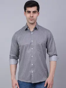 JAINISH Classic Striped Pure Cotton Casual Shirt
