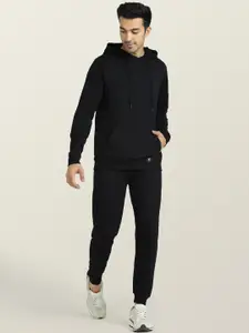 XYXX Men Black Cruze Hoodie & Joggers Set