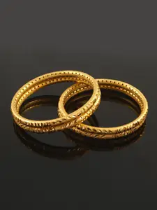Jewar Mandi Set Of 4 Gold-Plated Bangles