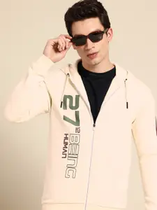 Being Human Brand Logo Printed Hooded Sweatshirt