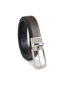 U.S. Polo Assn. U S Polo Assn Men Black Reversible Leather Belt