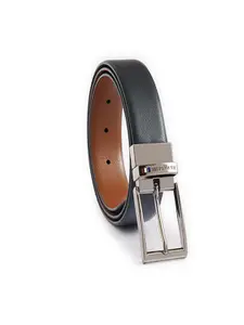 U.S. Polo Assn. U S Polo Assn Men Black Reversible Leather Belt