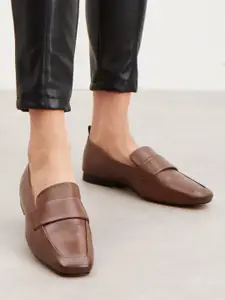 DOROTHY PERKINS Women Brown Solid Loafers