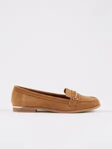 DOROTHY PERKINS Women Tan Leather Loafers