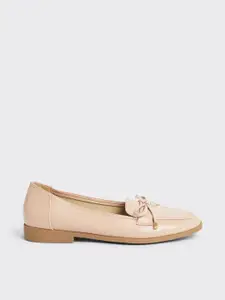 DOROTHY PERKINS Women Pink Bow Detail Loafers