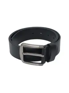Kara Men Black Leather Formal Belt