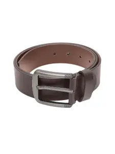 Kara Men Brown Leather Formal Belt