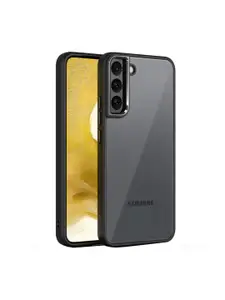 Karwan Black & Transparent  Samsung S22 Phone Back Case With Metal Lens