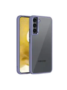 Karwan Purple & Transparent Samsung S22 Phone Back Case With Metal Lens