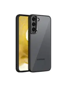 Karwan Black Samsung Galaxy S22 Plus Phone Back Cover with Metal Lens