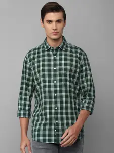 Louis Philippe Jeans Men Cotton Slim Fit Tartan Checks Checked Casual Shirt