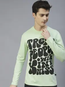 Rigo Men Typography Printed Slim Fit T-shirt