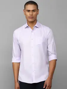 Allen Solly Men Self Design Slim Fit Formal Shirt