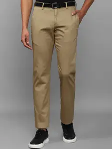 Allen Solly Sport Men Khaki Textured Slim Fit Trouser