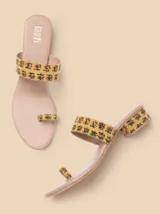 Taavi Floral Printed One Toe Heels