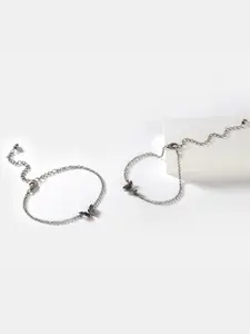 SHAYA Women Silver Anklet