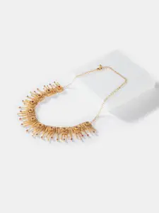 SHAYA Pink Sterling Silver Gold-Plated Necklace