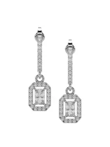 Tipsyfly Silver-Plated Contemporary Drop Earrings