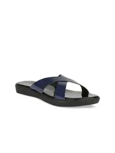SOLES Women Blue Open Toe Flats