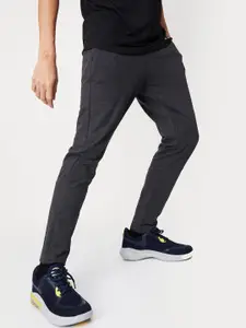 max Men Charcoal Regular Fit Track Pants