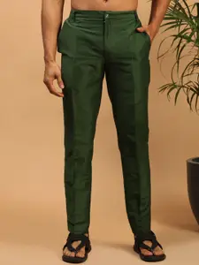 VASTRAMAY Men Green Pant Style Pyjama