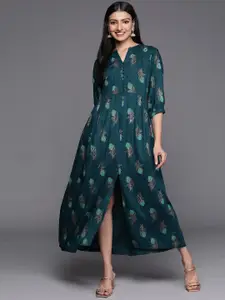 Libas Woman Printed Ethnic A-Line Maxi Dress
