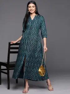 Libas Woman Ethnic Motifs A-Line Maxi Dress