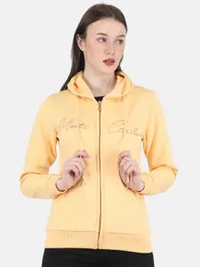 Monte Carlo Women Yellow Printed Sweatshirt
