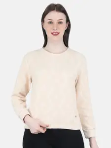 Monte Carlo Women Beige Sweatshirt