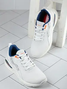 ABROS Men White Nile Mesh Running Shoes