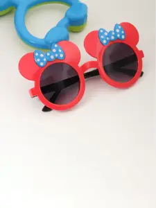 FROGGY Girls Black Lens & Red Round Sunglasses FG-290-RD