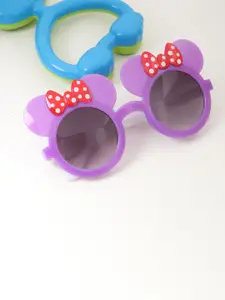 FROGGY Girls Grey Lens & Purple Round Sunglasses FG-290-PR