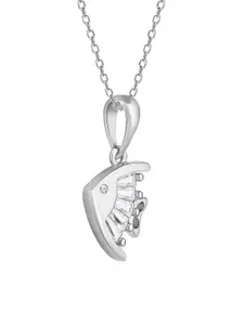 GIVA 925 Sterling Silver Lucky Fish Pendant with Link Chain