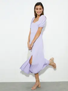 DOROTHY PERKINS Lavender Textured Midi Dress